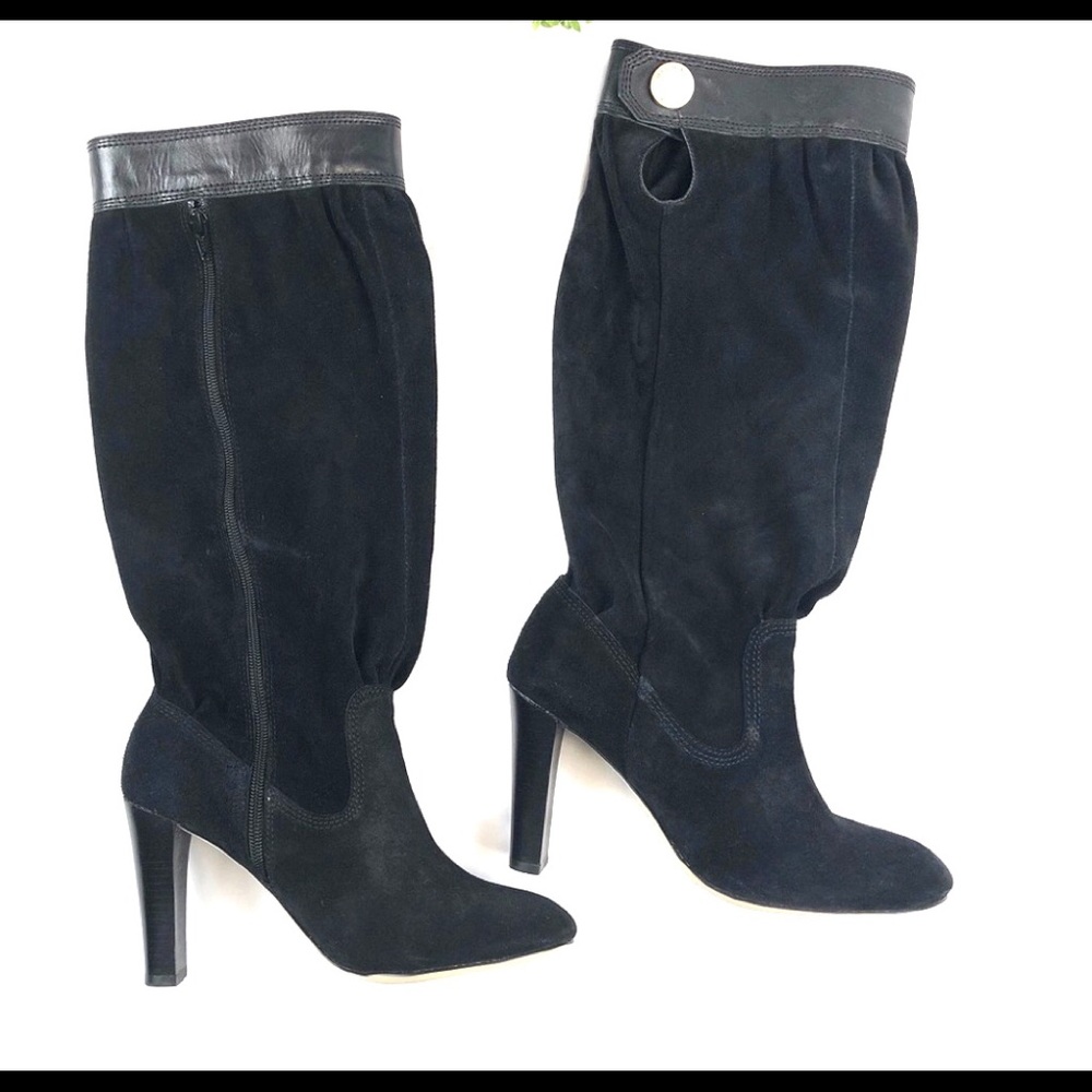 Michael Kors Suede Slouch boots - Picture 3 of 15